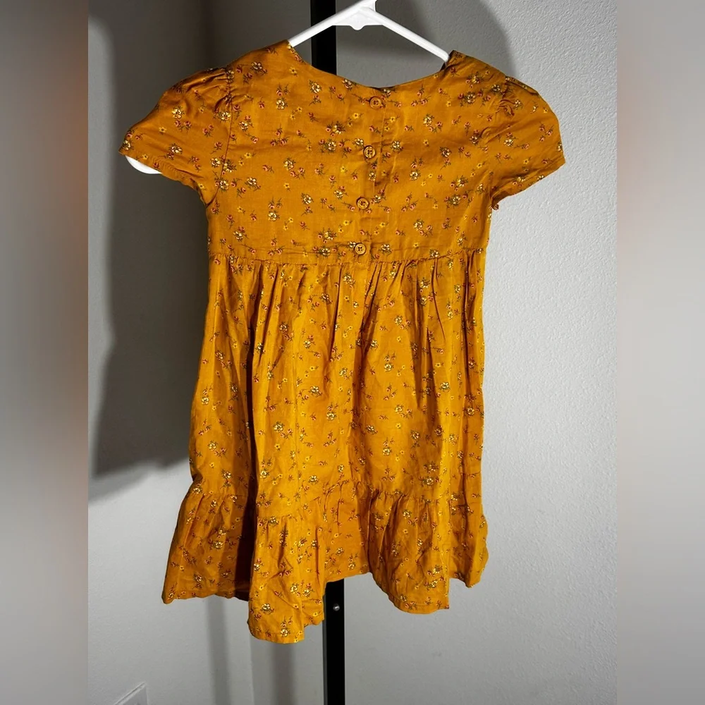 Oshkosh 5T yellow mustard dress